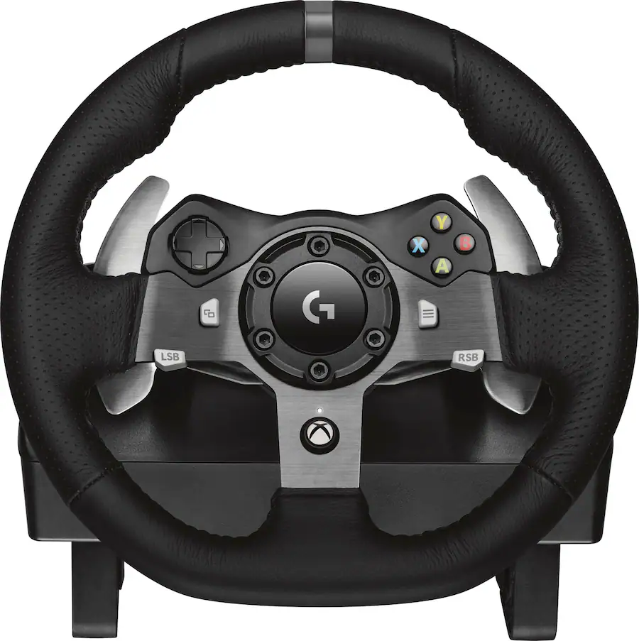 logitech g920 driving force racing wheel and pedals for xbox series x|s, xbox one, windows & mac black logitech g920 driving force racing wheel and pedals for xbox series x|s, xbox one, windows & mac black