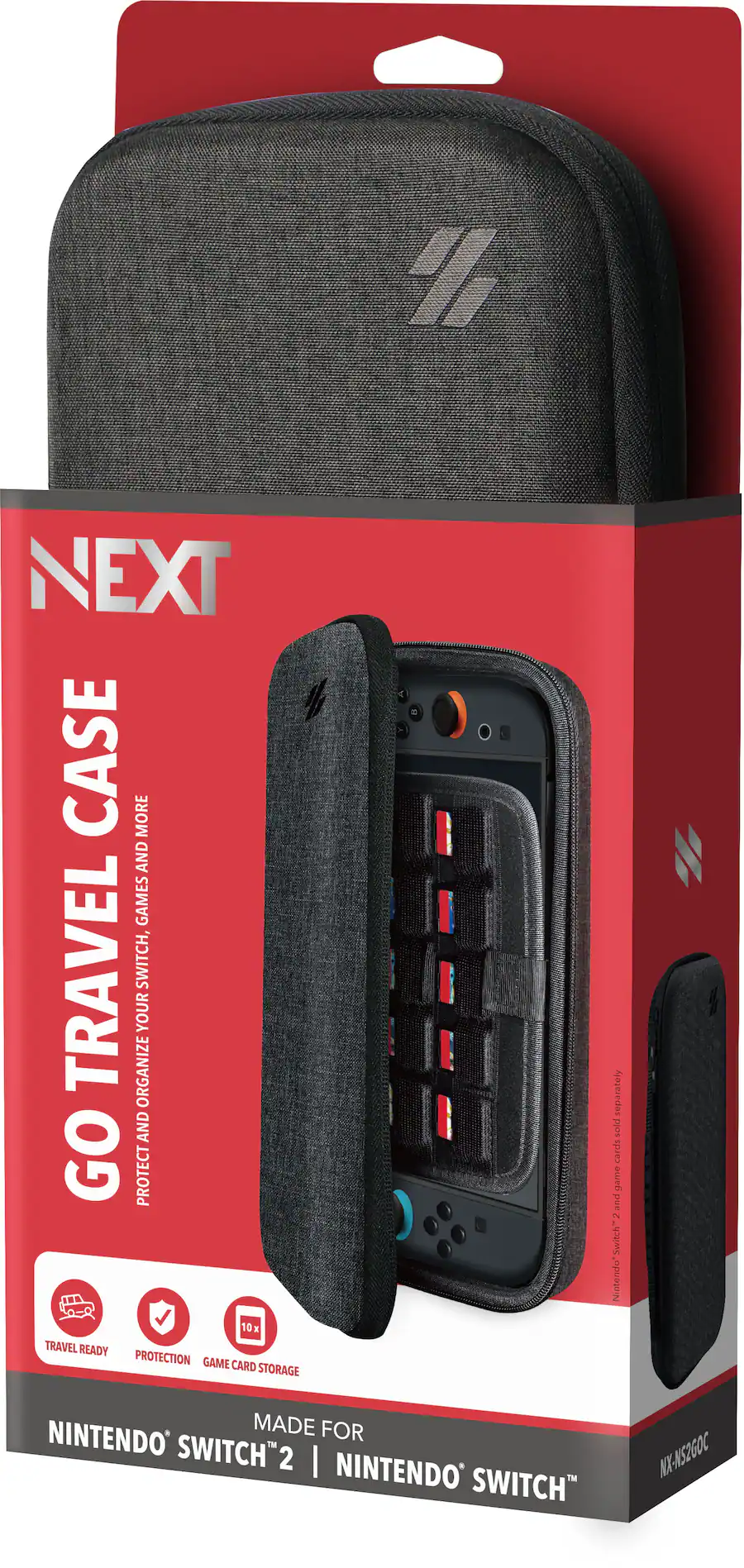 next deluxe go travel carry case for nintendo switch 2 & switch gray open box excellent next deluxe go travel carry case for nintendo switch 2 & switch gray open box excellent